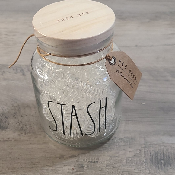 Rae Dunn Hair Rae Dunn Spiral Hair Ties In Container Poshmark